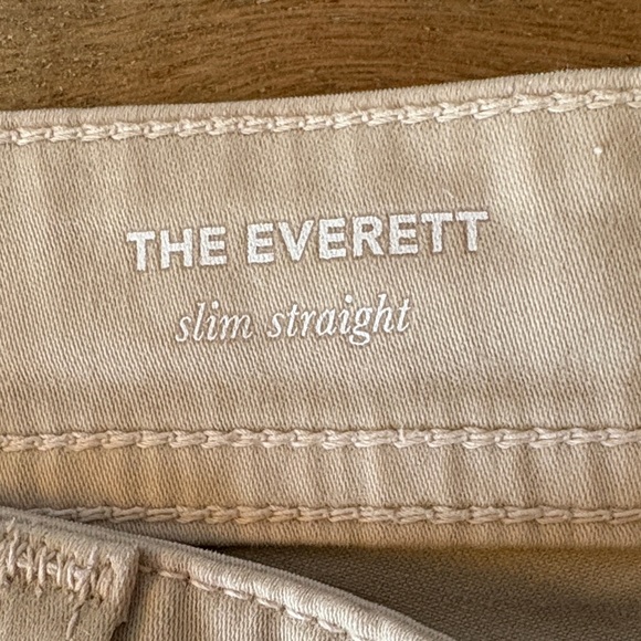 AG Adriano Goldschmied Men's Tan Slim Straight Jeans 32x32 - Picture 2 of 9